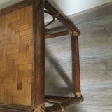 Small rattan coffee table