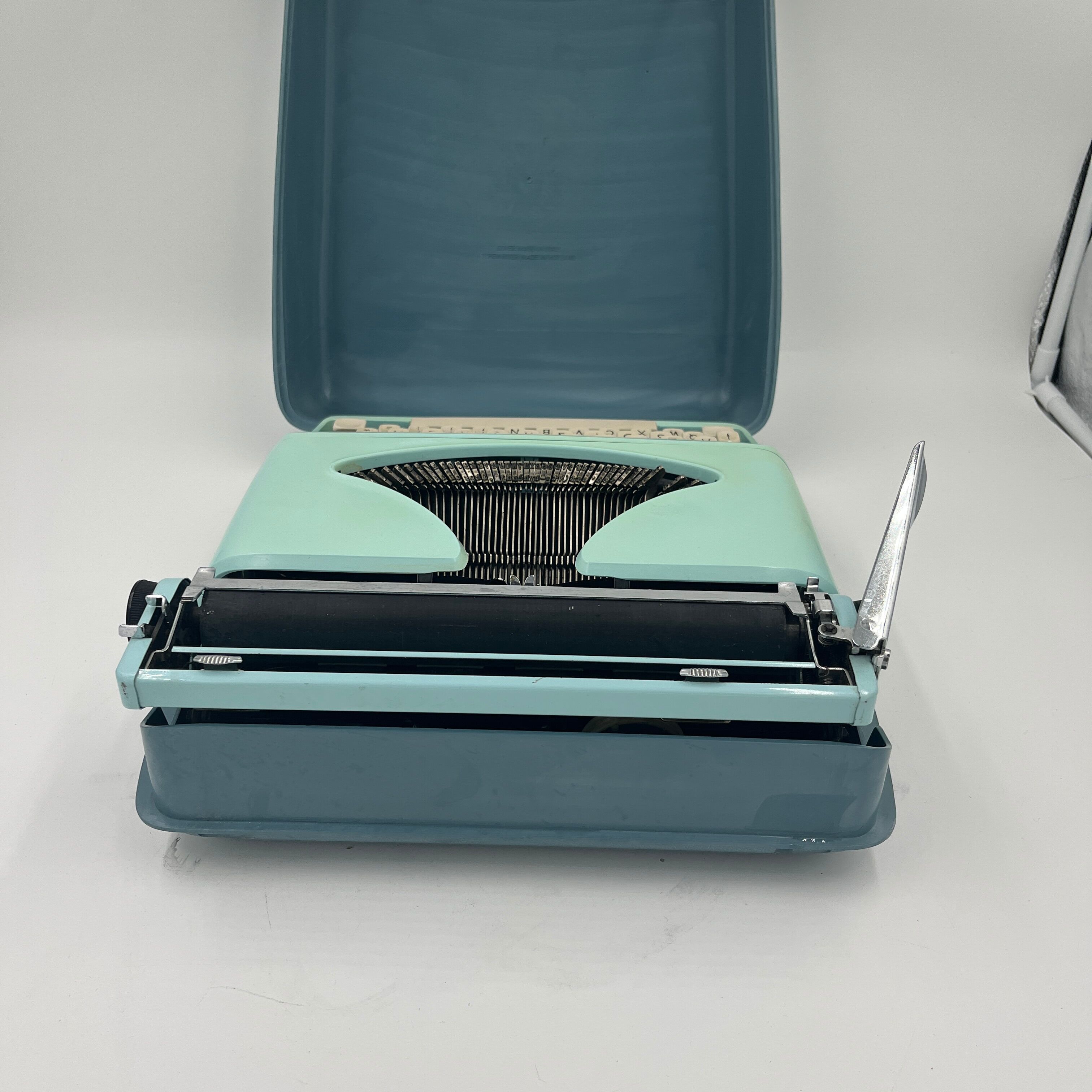 Machine à écrire Remington streamliner vert pistache