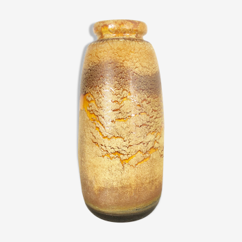 Pottery fat lava multi-color 284-47 floor vase made by Scheurich, 1970