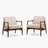 Paire de fauteuils GFM-87