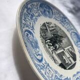 Talking plate - the inventors - n11 Franklin - Sarreguemines