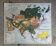 Vintage school map mdi North America-Asia.