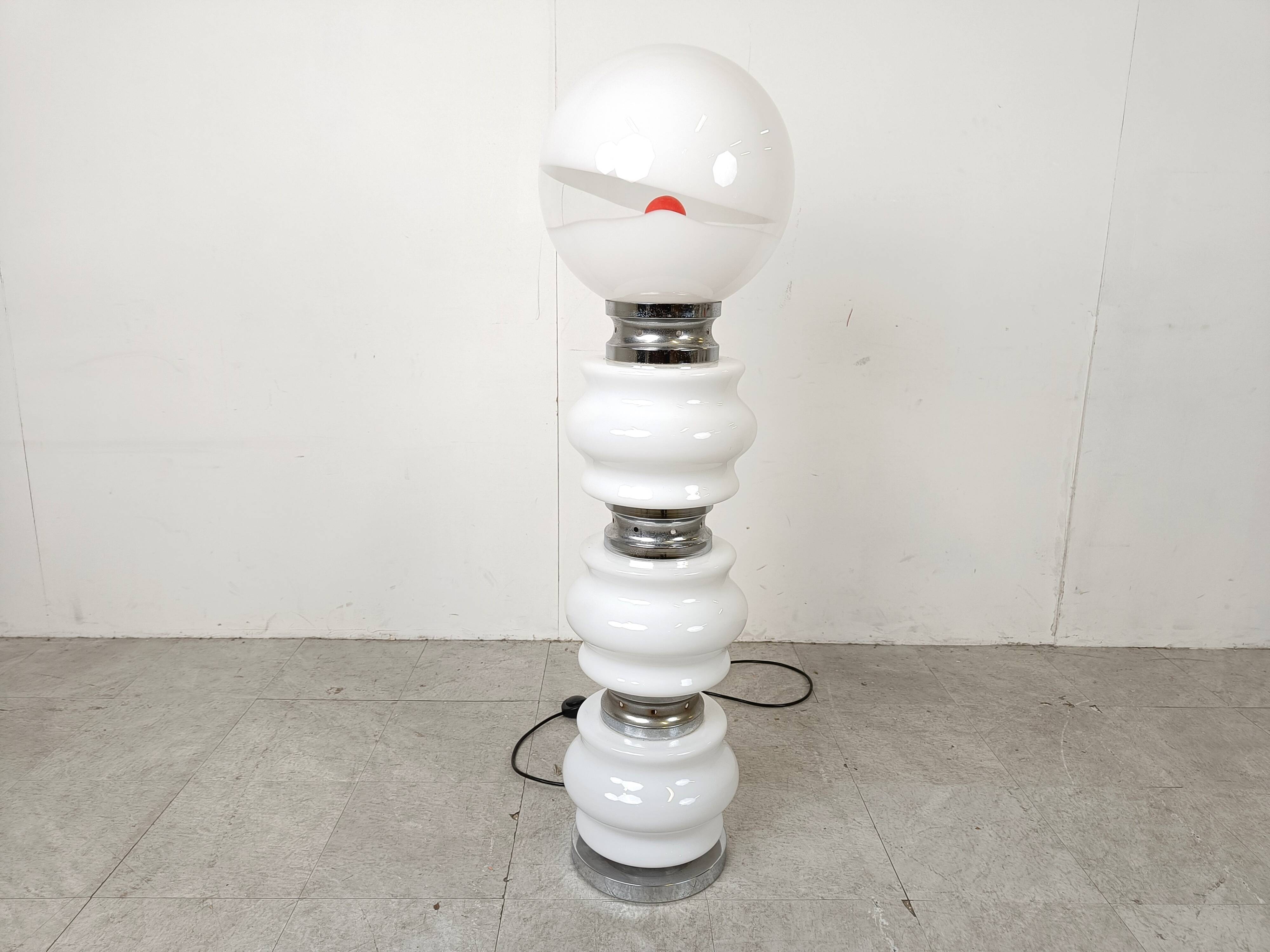 Vintage floor lamp by Mazzega, 1960s