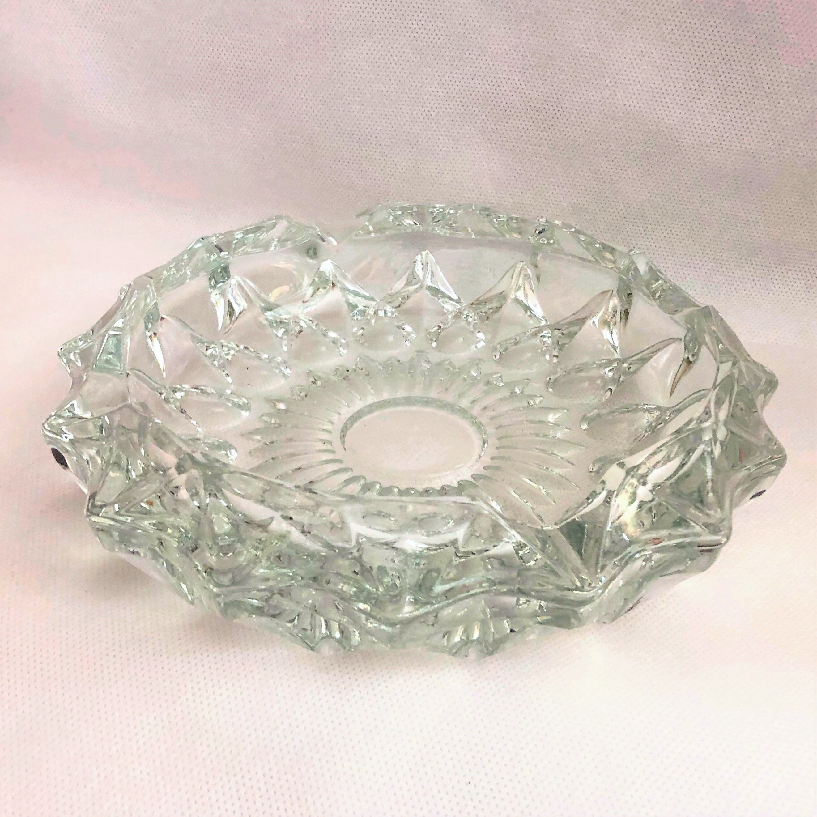France crystal pocket ashtray