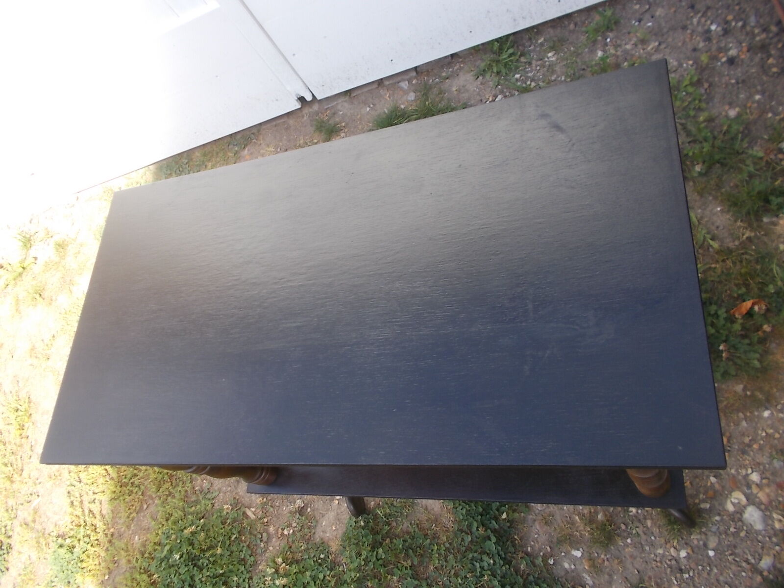 Wooden rolling table