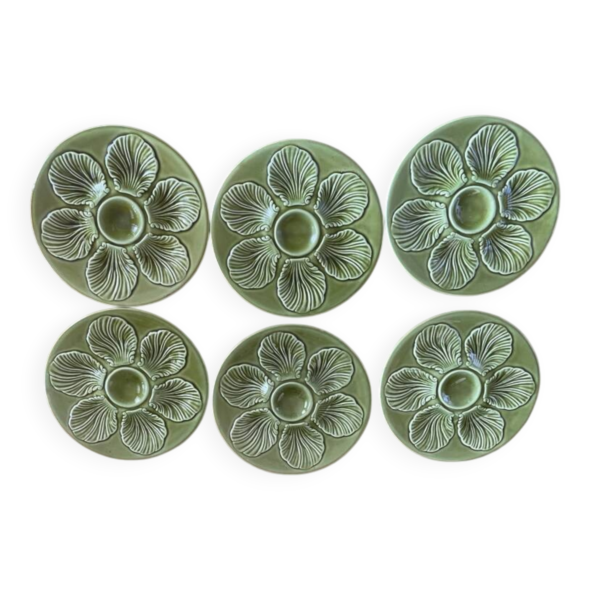 oyster plates from the 70s