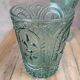 Set of 4 moulded glass glasses – vintage style