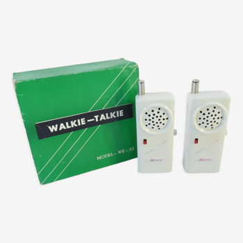 Paire de talkie-walkie Bona modèle WE 32 made in Japan