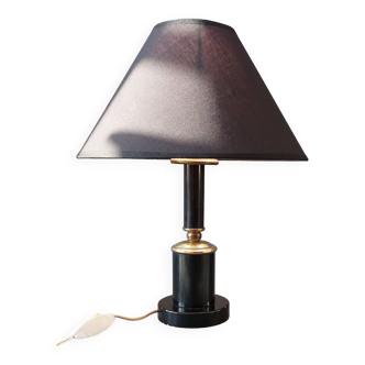 Lampe Carcel en métal et laiton doré 1960.