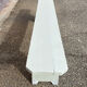 Wooden bench painted white, French craftsmanship.