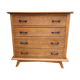 Commode vintage 1950 en chêne massif