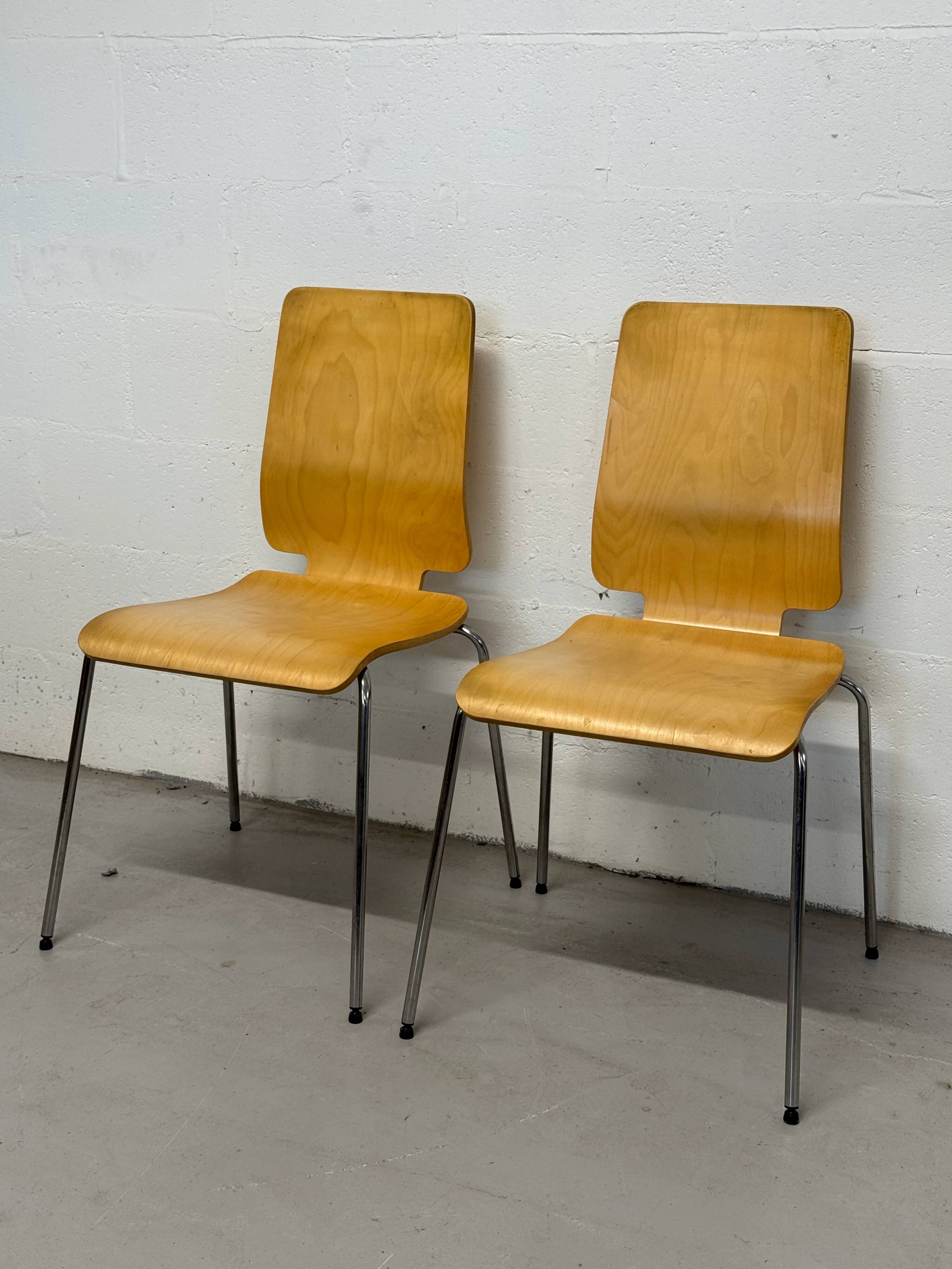 Lot de 2 chaises vintage « Gilbert » par IKEA