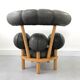 Fauteuil en cuir par Peter Opsvik pour Stokke, Norvège