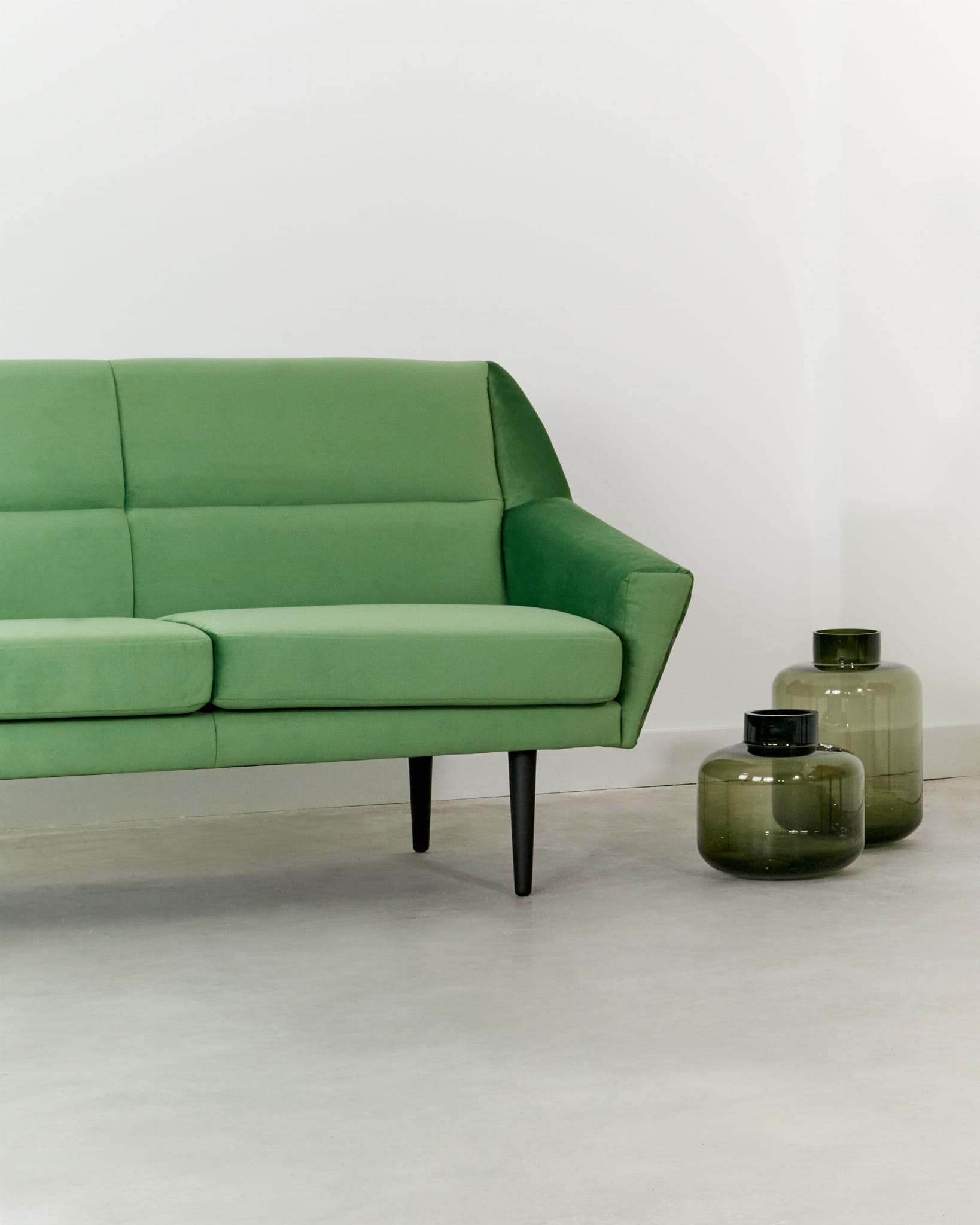 Sofa skagen green, scandinavian design