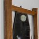 Italian design 1960s vintage wall mirror with shelf