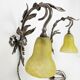 Pair of Louis XVI style bronze wall sconces