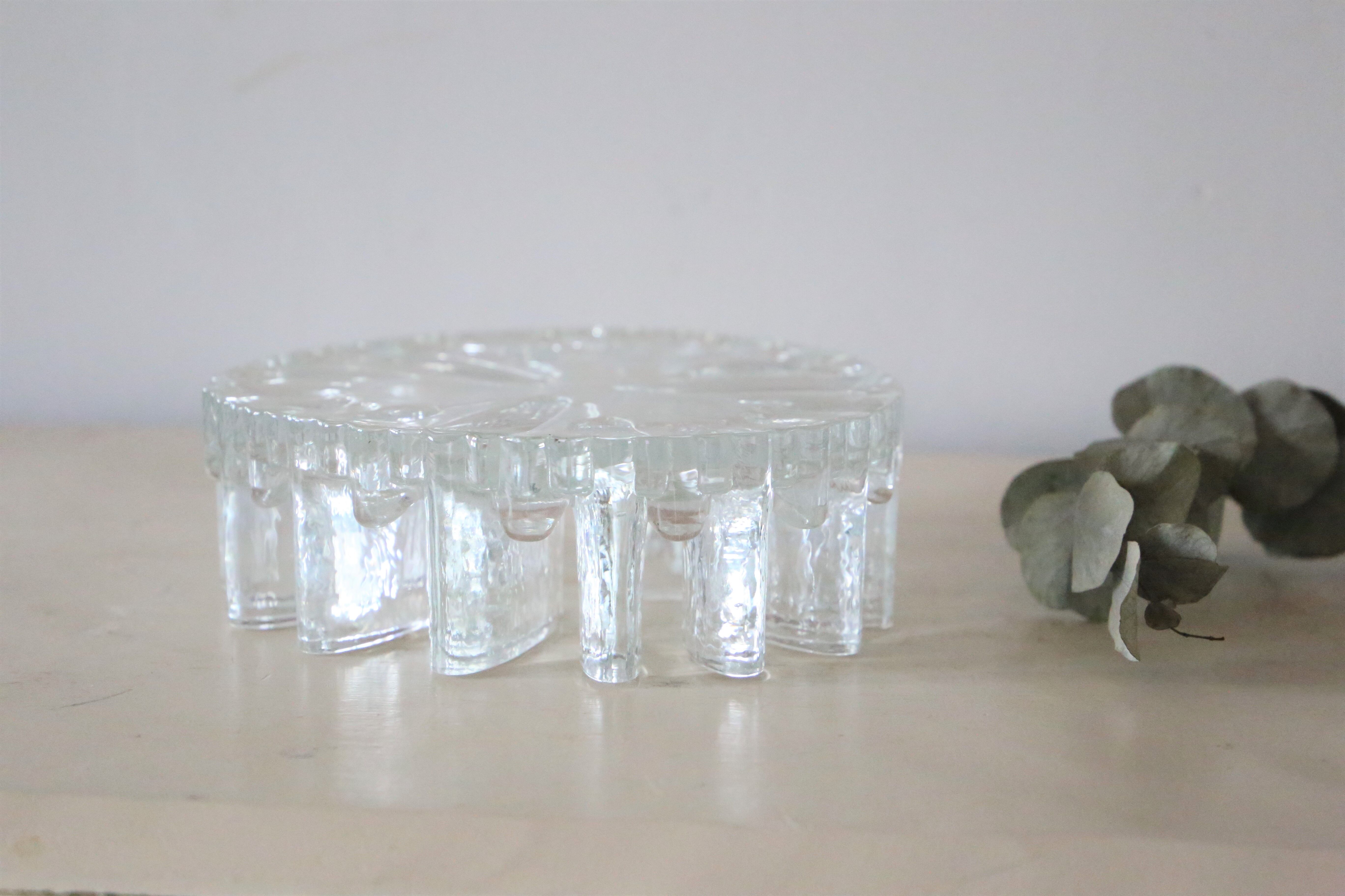 Underside, German crystal, 1970,, vintage