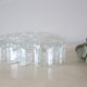 Underside, German crystal, 1970,, vintage