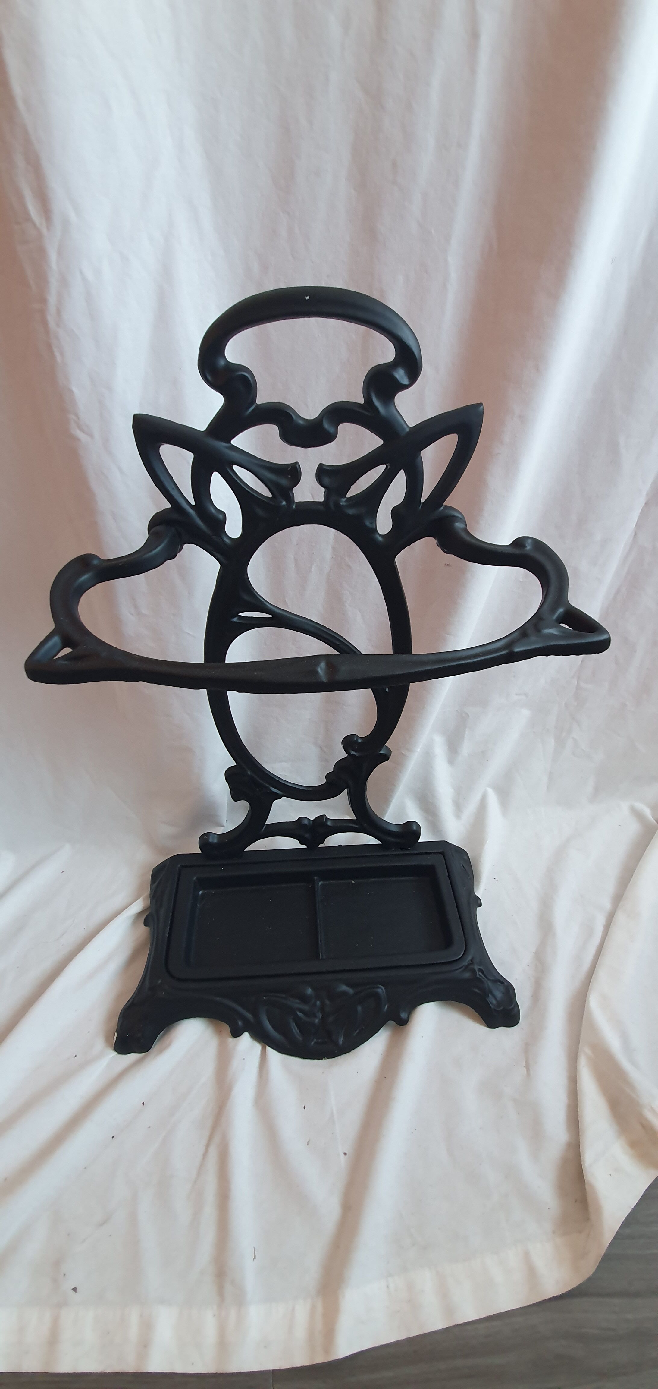 Cast art deco umbrella holders, 1930/40
