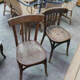 Ensemble d'une table et 4 chaises de bistrot