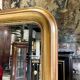 Miroir de cheminée en bois doré d’époque louis philippe xix ème siècle 1m75 x 1m21
