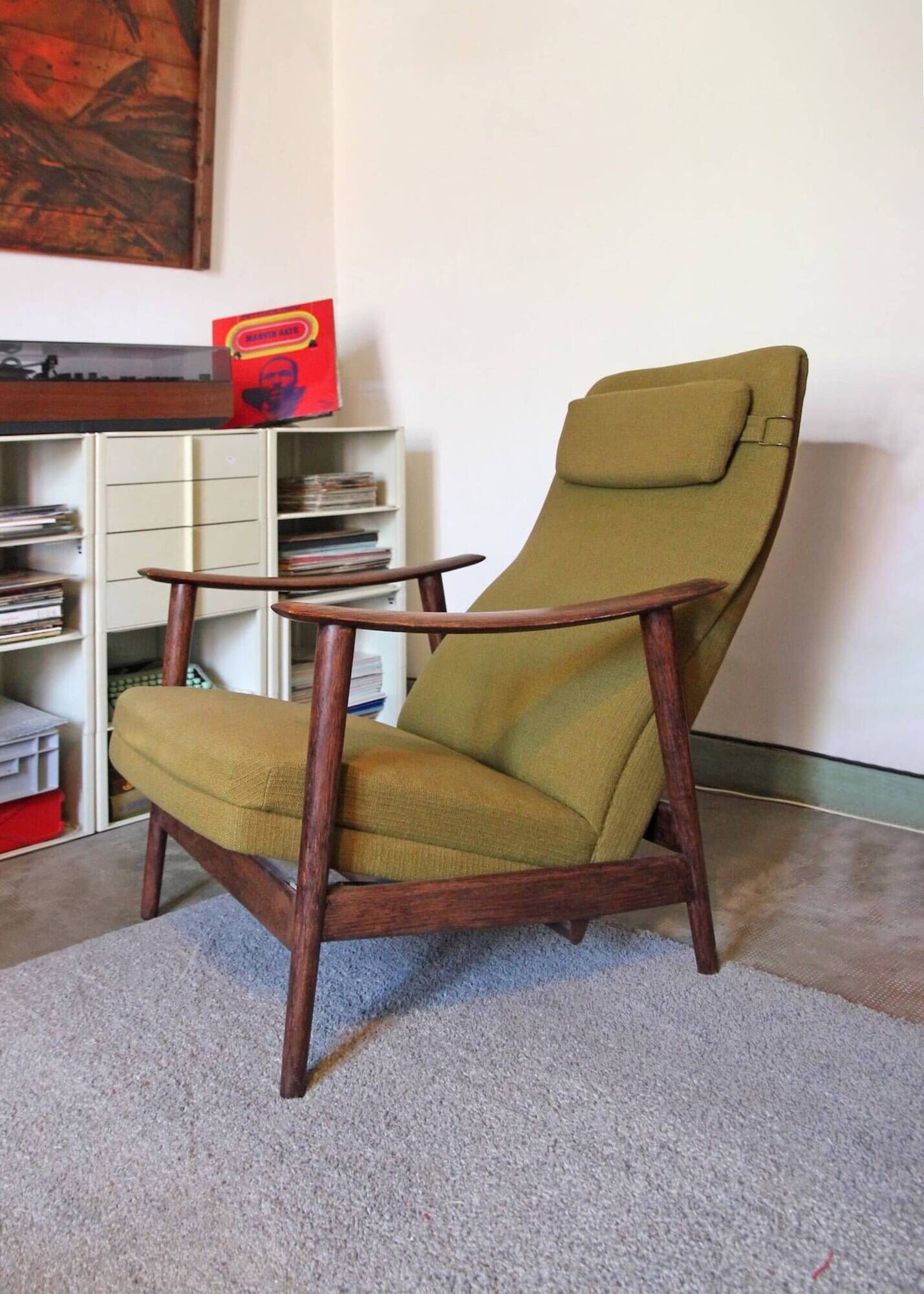 "Combi Star" recliner chair, by Arnt Lande for Stokke Mobler (1962)