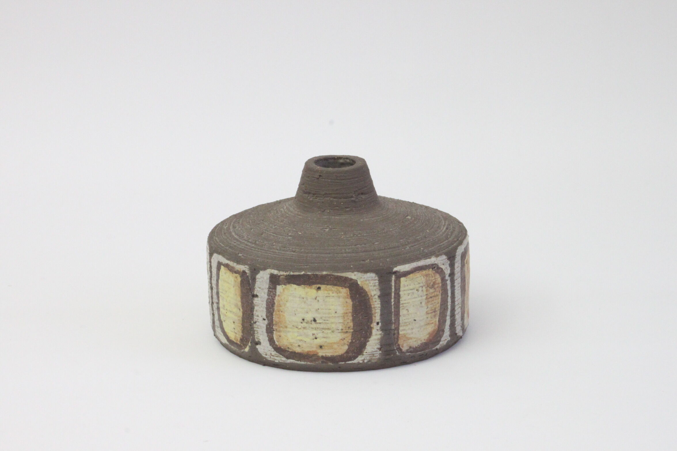 Sixties pattern vase by Keramikwerkstatt Krösselbach, Germany 1960s.