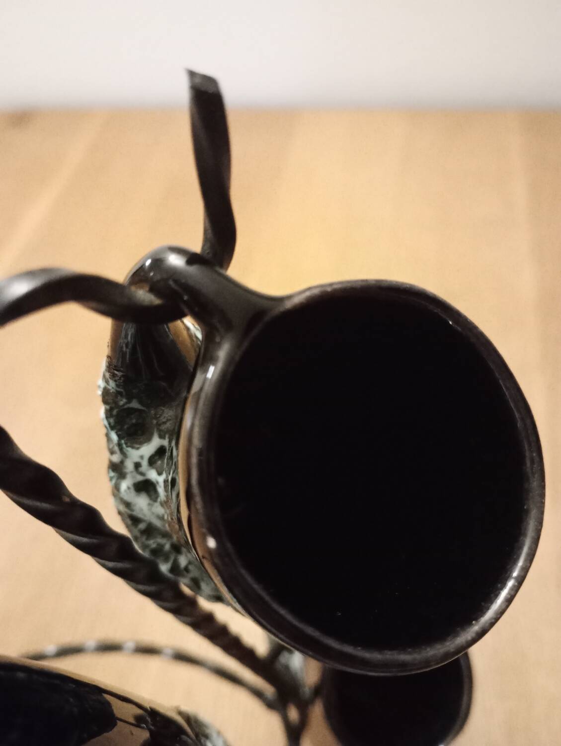 Fat lava ceramic liquor service by vallauris, france