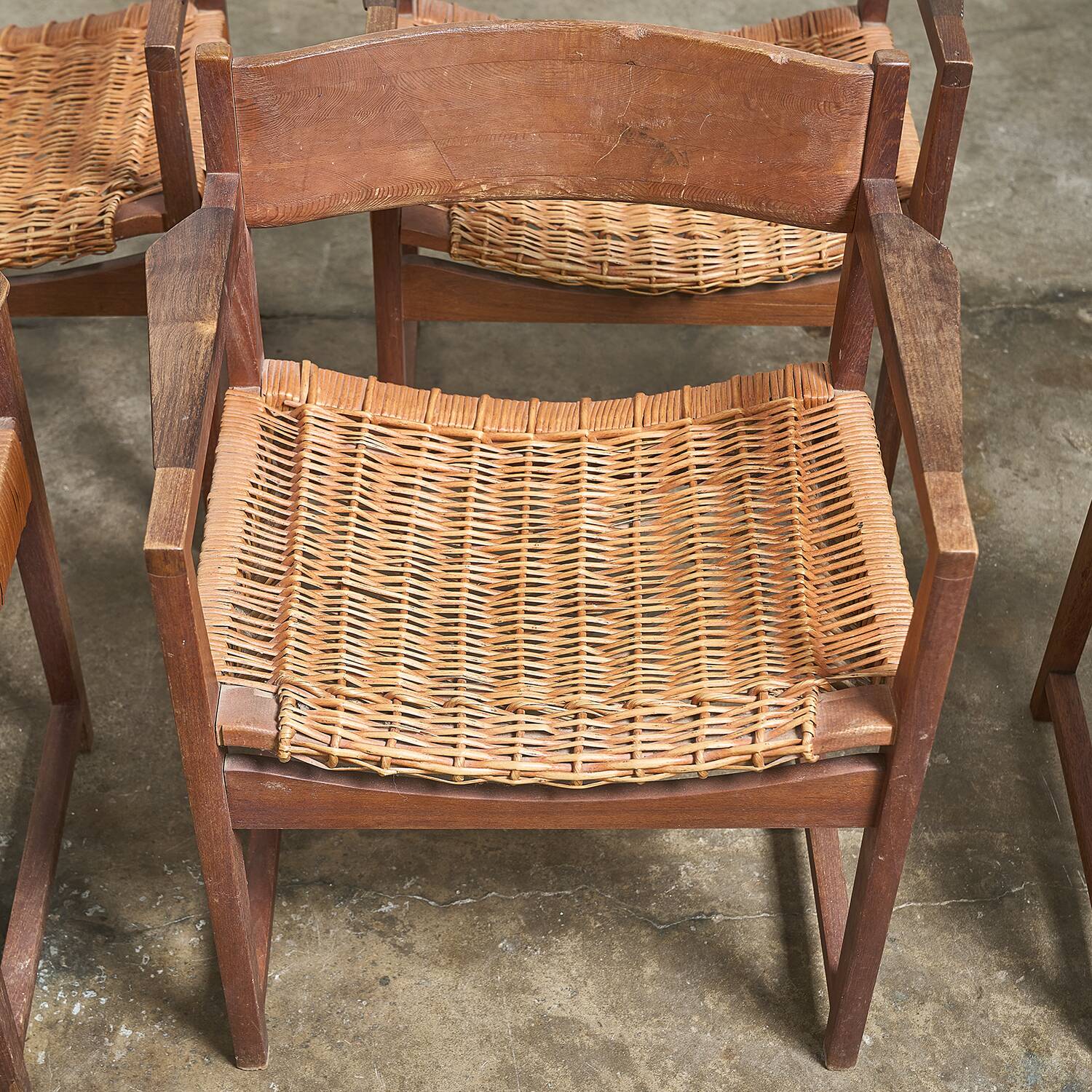 6 fauteuils Peter Hvidt & Orla Molgaard-Nielsen pour Soborg