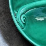 vintage glazed earthenware appetizer plate