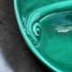 vintage glazed earthenware appetizer plate
