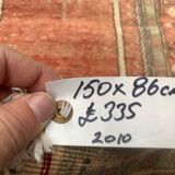 Vintage turkish oushak rug 150x86 cm carpet