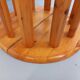 Vintage Scandinavian round dining table Rainer Daumiller in pine.