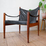 Safari armchair in Rosewood by Erik Wortz for Niels Eilersen.