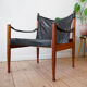 Safari armchair in Rosewood by Erik Wortz for Niels Eilersen.