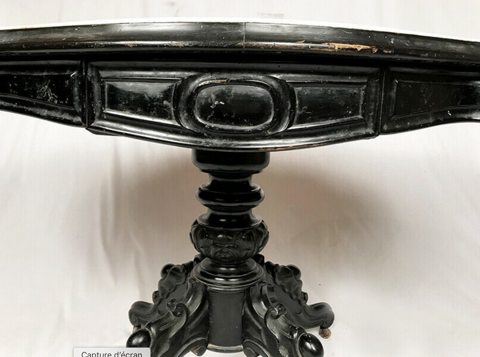Table violonée Napoléon III