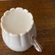 Green decorative cup Limoge porcelain
