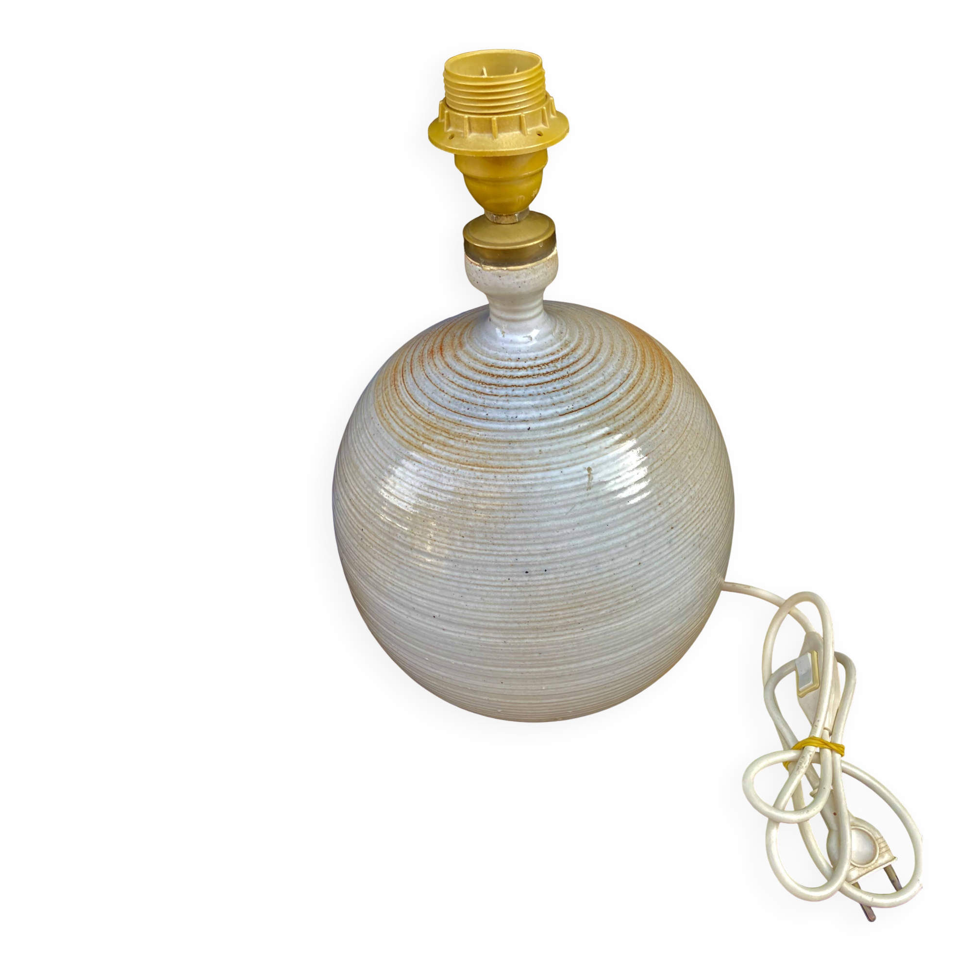 large stoneware lamp signed stoneware from Marais France