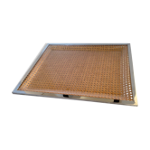 Set plexiglass and caning design 70 s