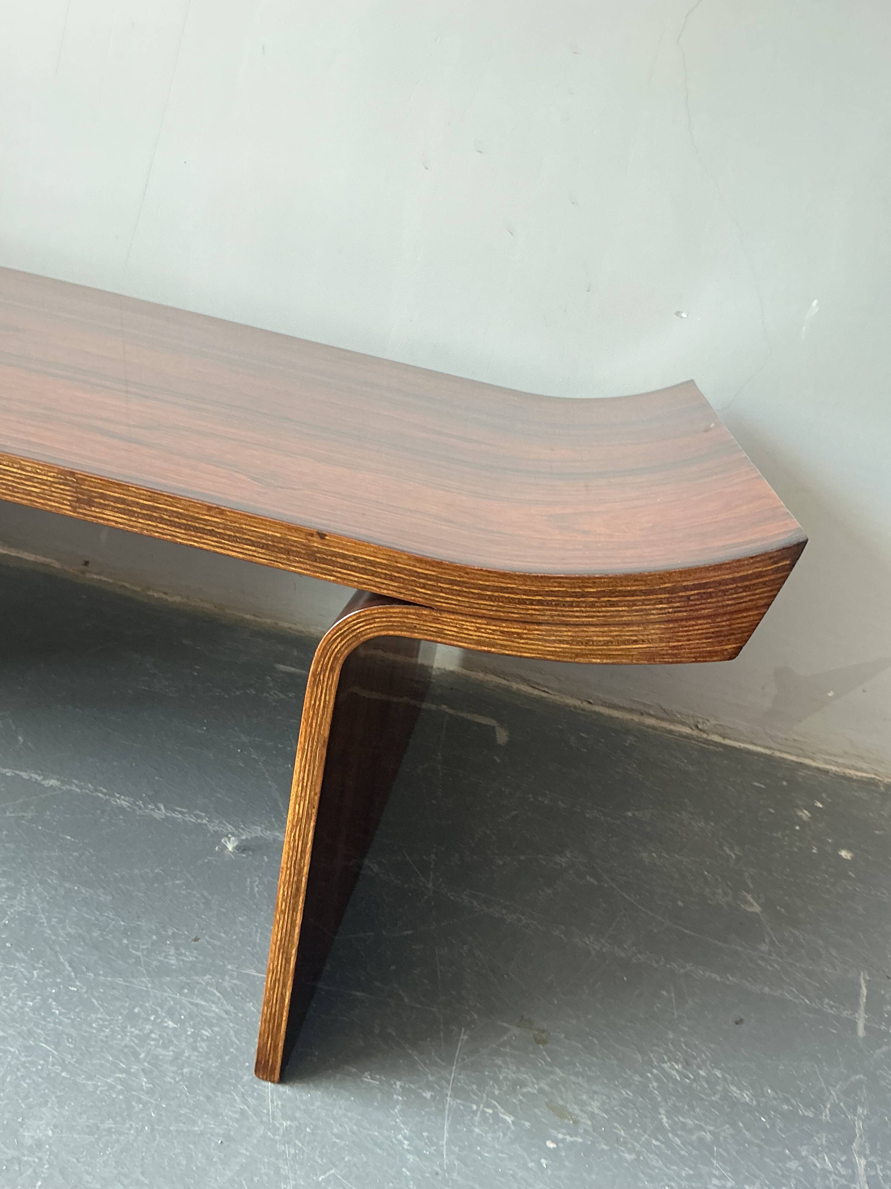 Japanese Tendo Mokko coffee table / bench 1960.