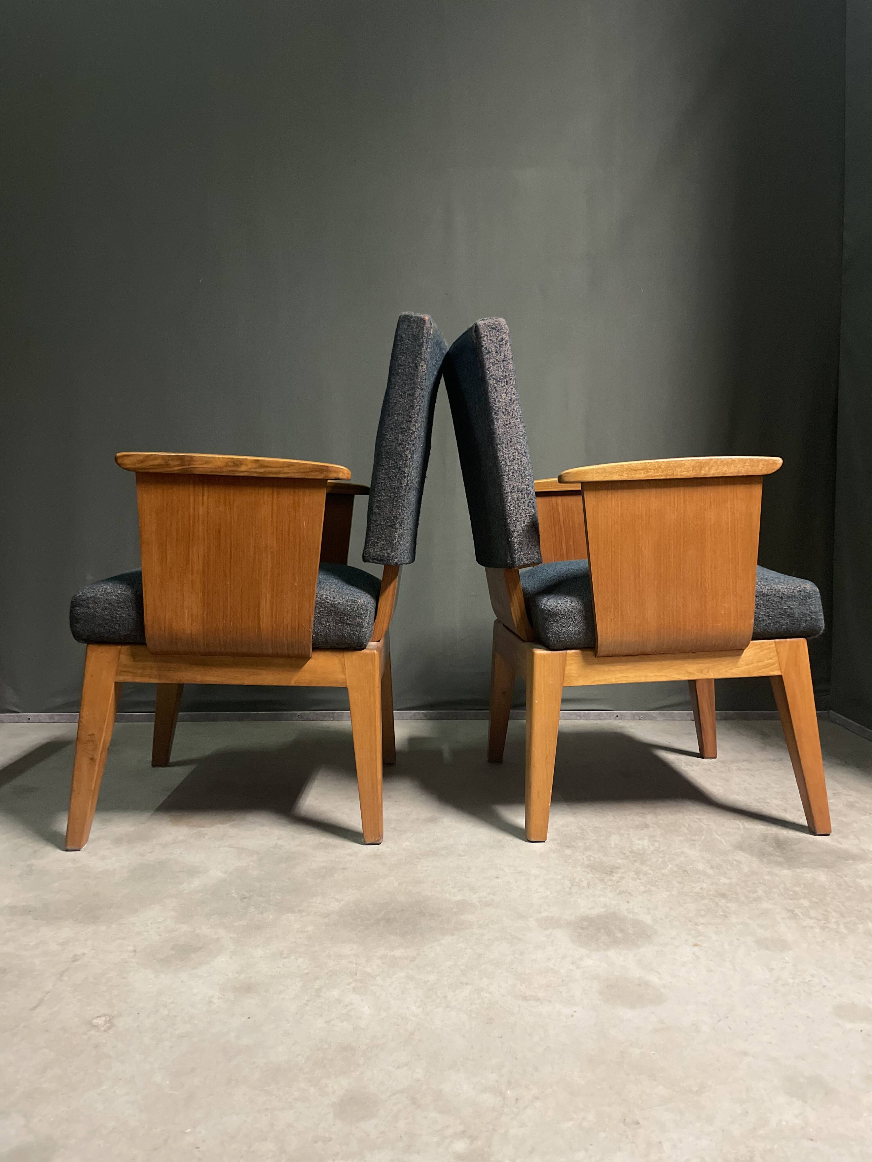 Extremely rare André Sornay style armchair, 1950s.