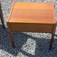 Pair of Scandinavian-style teak bedside tables from the 1970s.