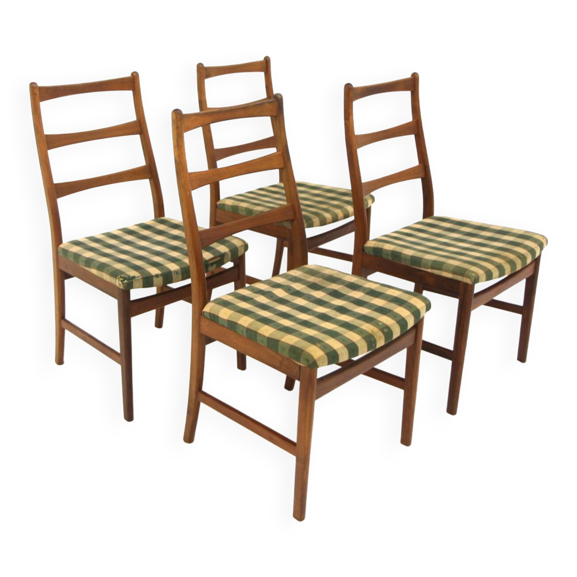 4 Scandinavian oak chairs, Sweden, 1960