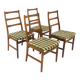 4 Scandinavian oak chairs, Sweden, 1960