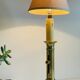 Vintage Solid Brass Candlestick Lamp