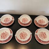 12 soup bowls and saucer service Villeroy&Boch Saar