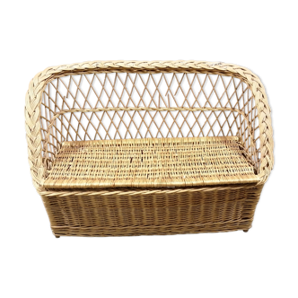 Rattan children's chest bench