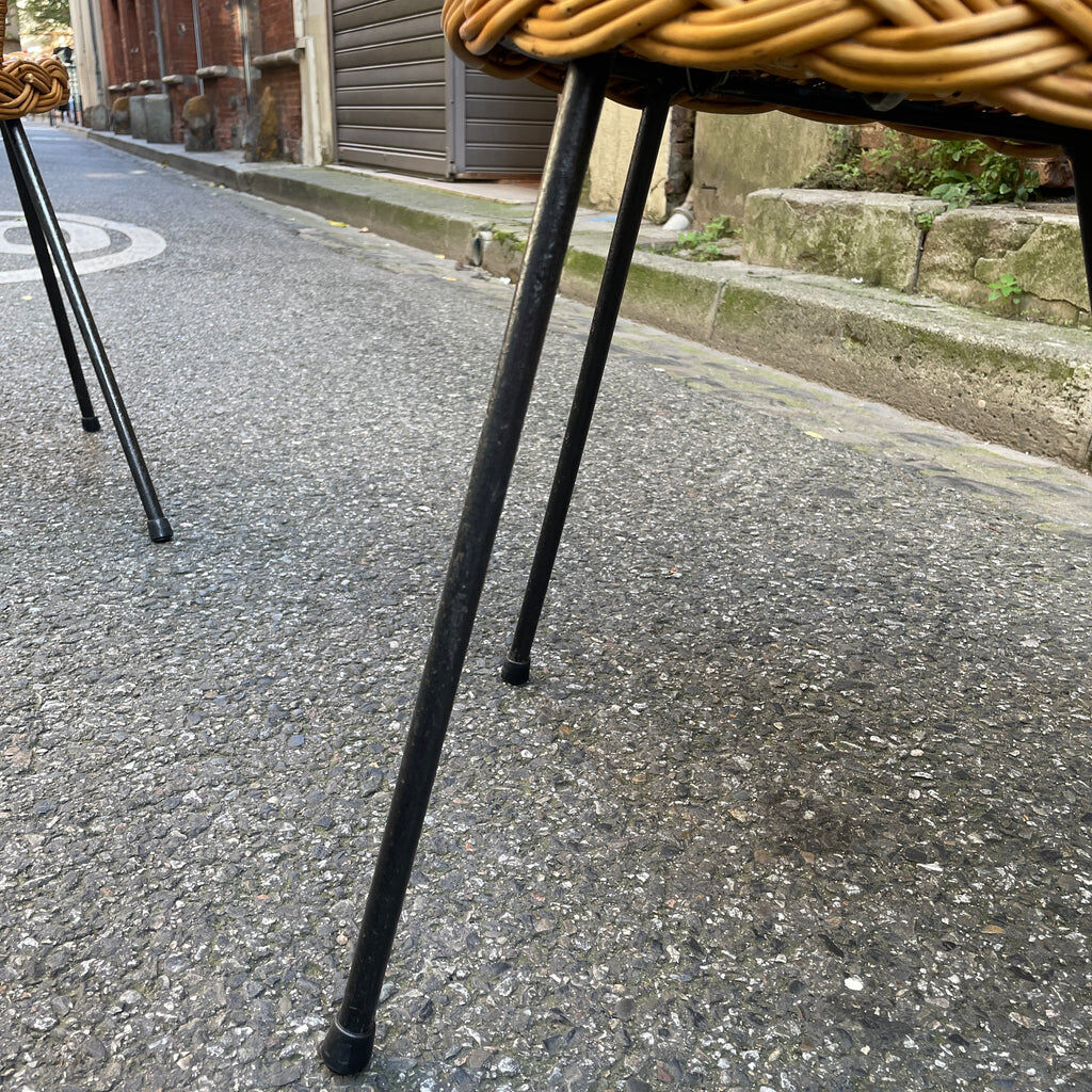 Pair of wicker chairs from the 1960s