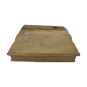 Clipboard wooden, art deco, location for inkwell