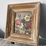 Small bouquet painted in oil